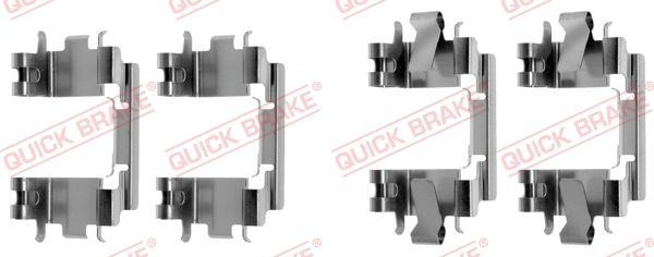 Accessory Kit, disc brake pad (109-1257)