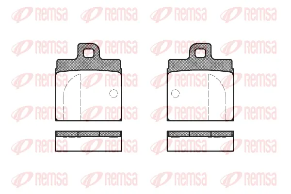 Brake Pad Set, disc brake (0004 00)