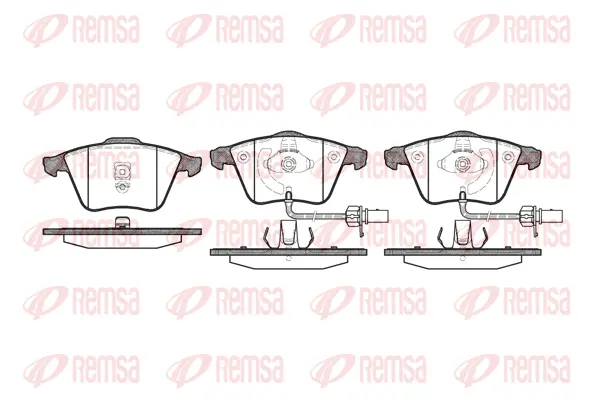 Brake Pad Set, disc brake (0964 02)