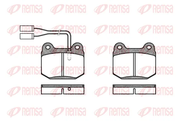 Brake Pad Set, disc brake (0014 01)