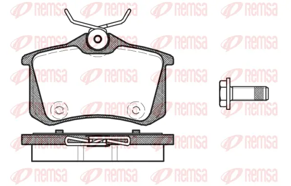Brake Pad Set, disc brake (1391 00)
