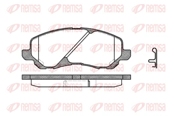 Brake Pad Set, disc brake (0804 02)