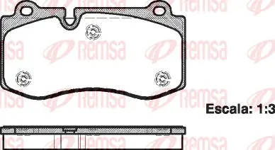 Brake Pad Set, disc brake (1202 00)