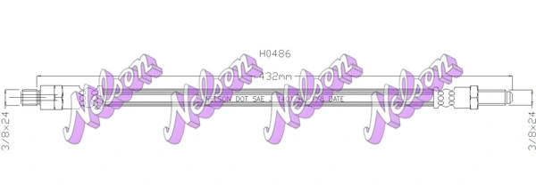 Brake Hose (H0486)