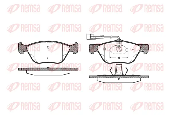 Brake Pad Set, disc brake (0589 02)