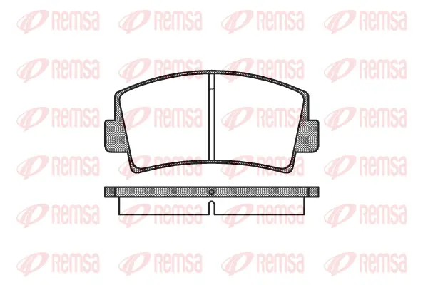 Brake Pad Set, disc brake (0078 00)