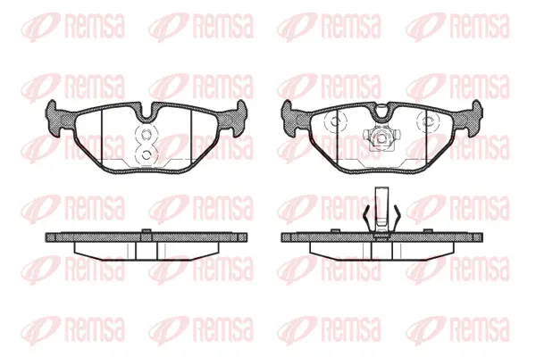 Brake Pad Set, disc brake (0265 40)