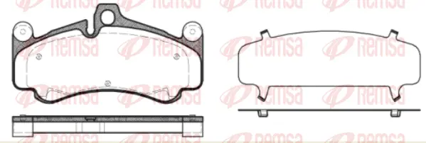 Brake Pad Set, disc brake (1066 30)