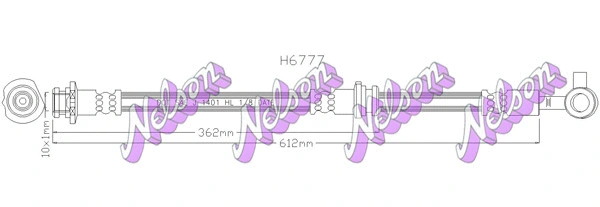 Brake Hose (H6777)
