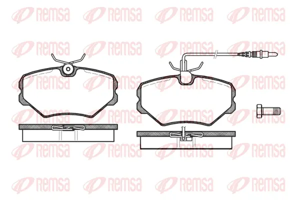 Brake Pad Set, disc brake (0500 02)