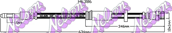 Brake Hose (H6386)
