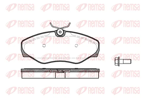 Brake Pad Set, disc brake (0834 00)