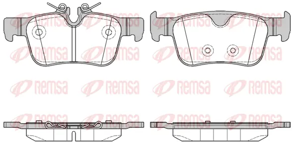 Brake Pad Set, disc brake (1551 10)
