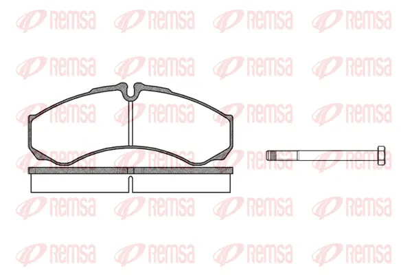 Brake Pad Set, disc brake (0651 00)
