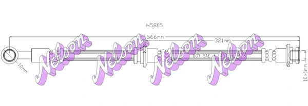 Brake Hose (H5805)
