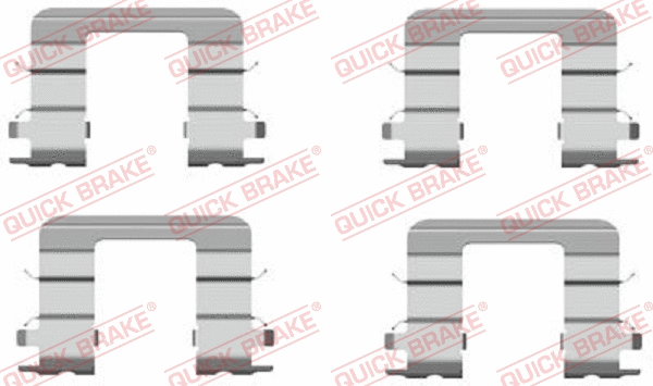 Accessory Kit, disc brake pad (109-1696)