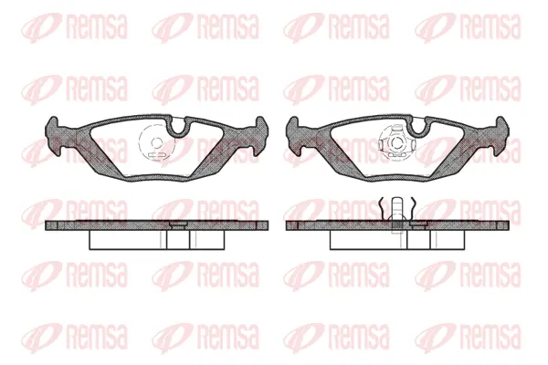 Brake Pad Set, disc brake (0155 00)