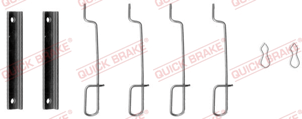 Accessory Kit, disc brake pad (109-0992)