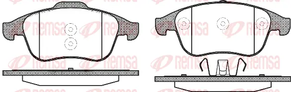 Brake Pad Set, disc brake (1350 10)