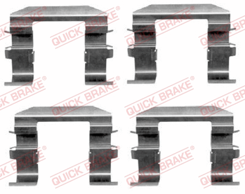 Accessory Kit, disc brake pad (109-1664)