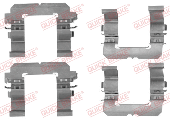 Accessory Kit, disc brake pad (109-1756)