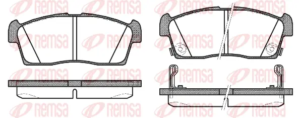 Brake Pad Set, disc brake (1199 02)