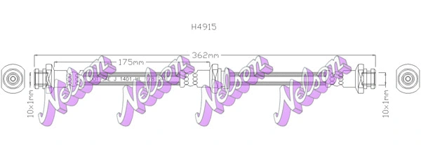Brake Hose (H4915)