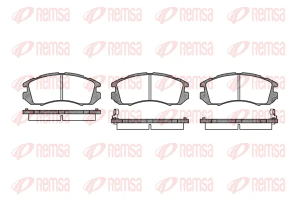 Brake Pad Set, disc brake (0191 12)