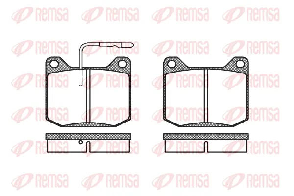 Brake Pad Set, disc brake (0045 32)