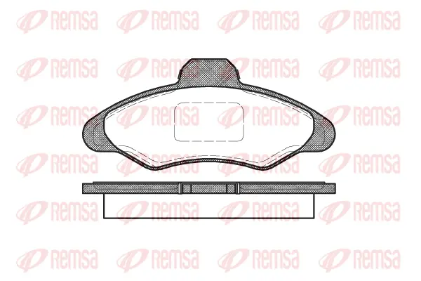 Brake Pad Set, disc brake (0331 00)