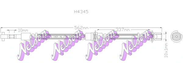Brake Hose (H4345)
