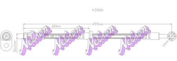 Brake Hose (H3926)