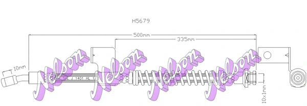 Brake Hose (H5679)