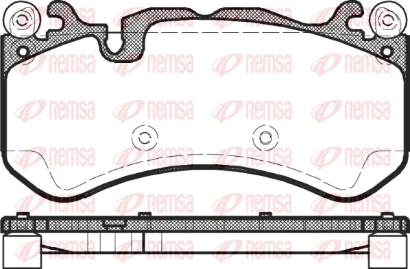 Brake Pad Set, disc brake (1300 00)