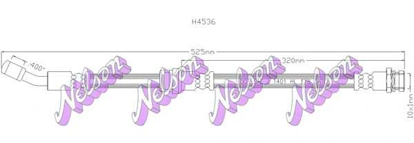 Brake Hose (H4536)