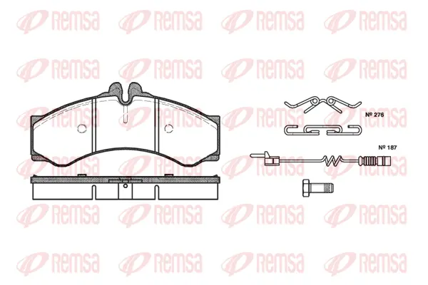 Brake Pad Set, disc brake (0614 02)