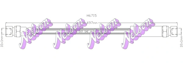 Brake Hose (H6715)