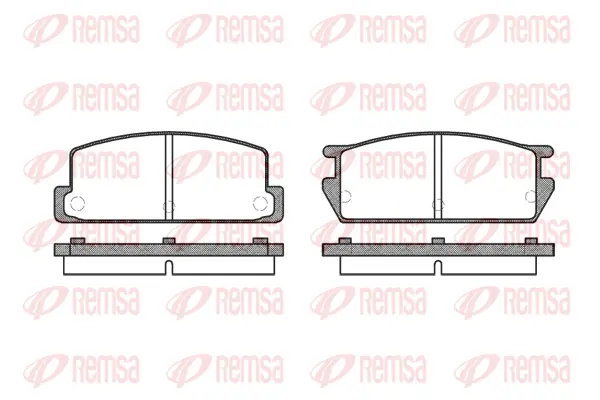 Brake Pad Set, disc brake (0161 00)