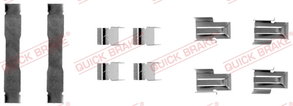 Accessory Kit, disc brake pad (109-1071)