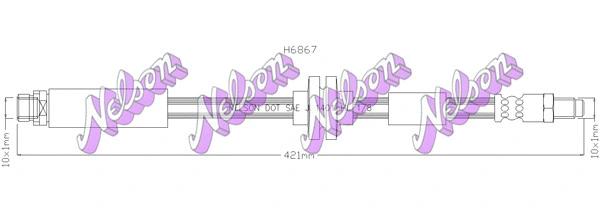 Brake Hose (H6867)