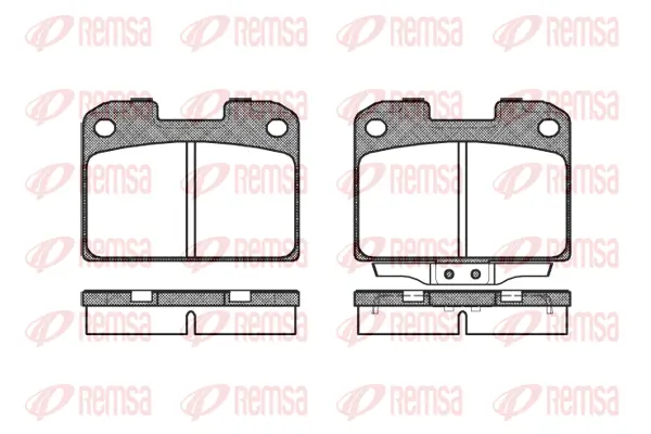 Brake Pad Set, disc brake (0476 00)
