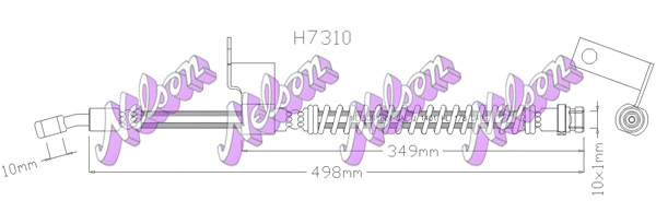 Brake Hose (H7310)
