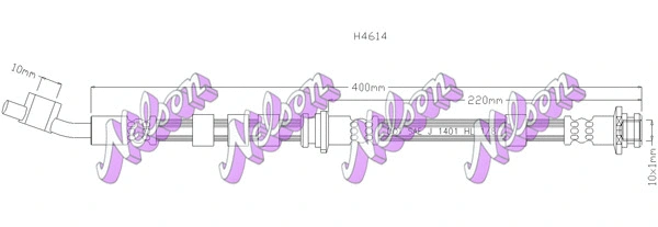 Brake Hose (H4614)