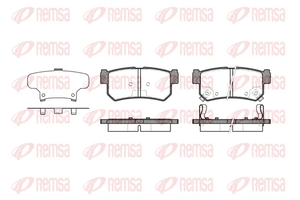 Brake Pad Set, disc brake (0746 62)