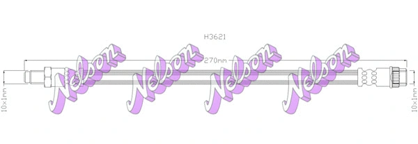 Brake Hose (H3621)