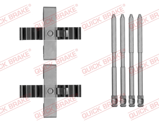 Accessory Kit, disc brake pad (109-1809)