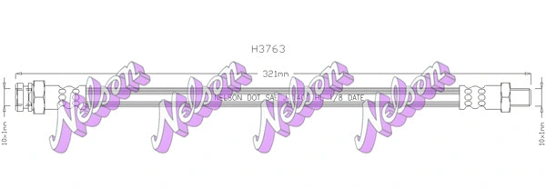Brake Hose (H3763)