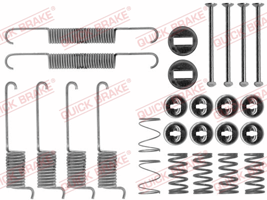 Accessory Kit, brake shoes (105-0715)