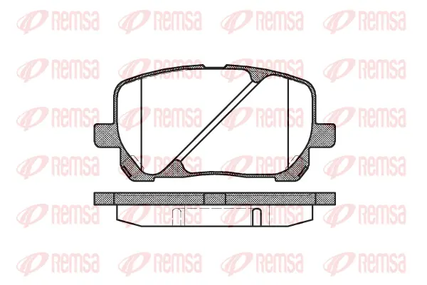 Brake Pad Set, disc brake (0954 00)