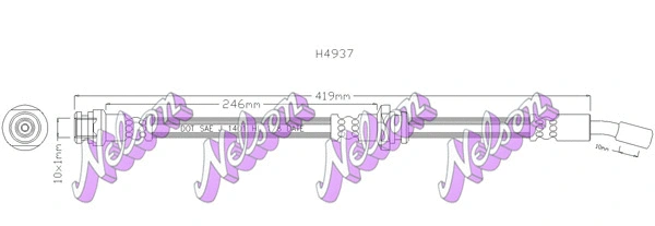 Brake Hose (H4937)